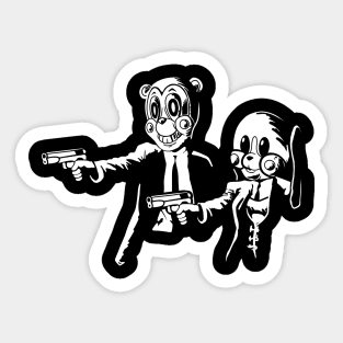 Pulp umbrella Sticker